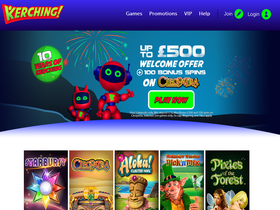 Play in Pounds at Kerching Casino